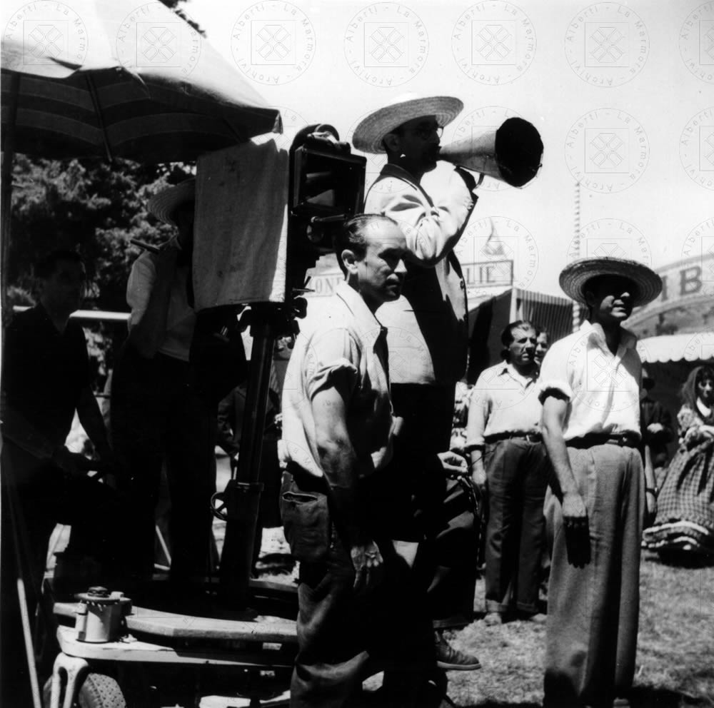 Guglielmo Alberti, aiuto regista, con Mario Camerini, 1932 circa